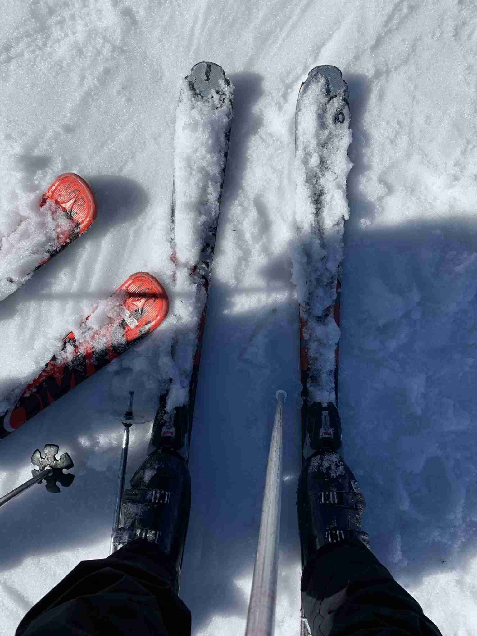 A couple Of Skiers on the Snow