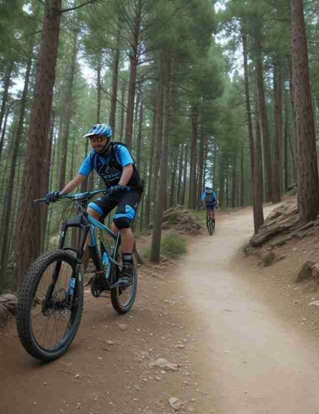 Nicosia MTB Route In The Forest