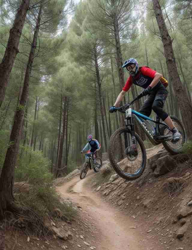 Troodos MTB Route In The Forest