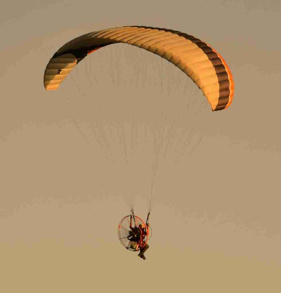 Extreme Sports In Cyprus - Paragliding During Sunset