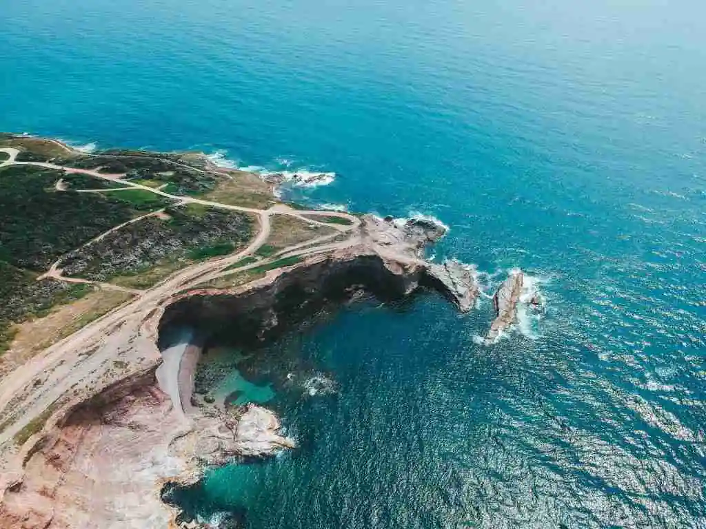 Akamas Peninsula - Lagoon Photo from top