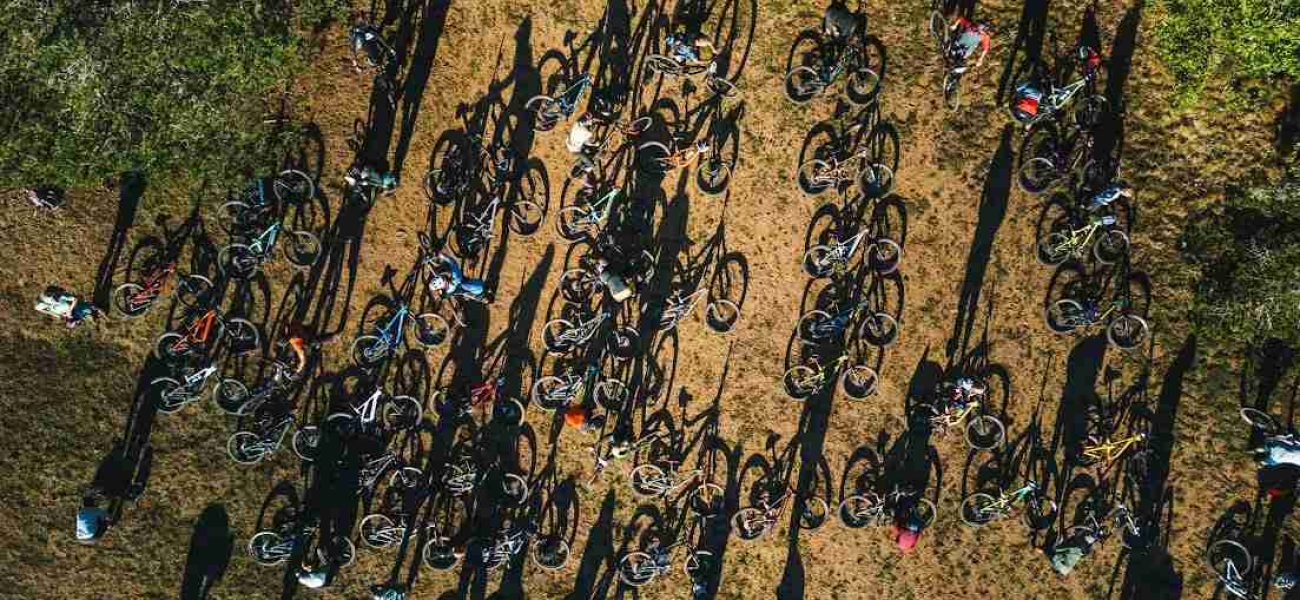 Multiple Bikes Photo From Top